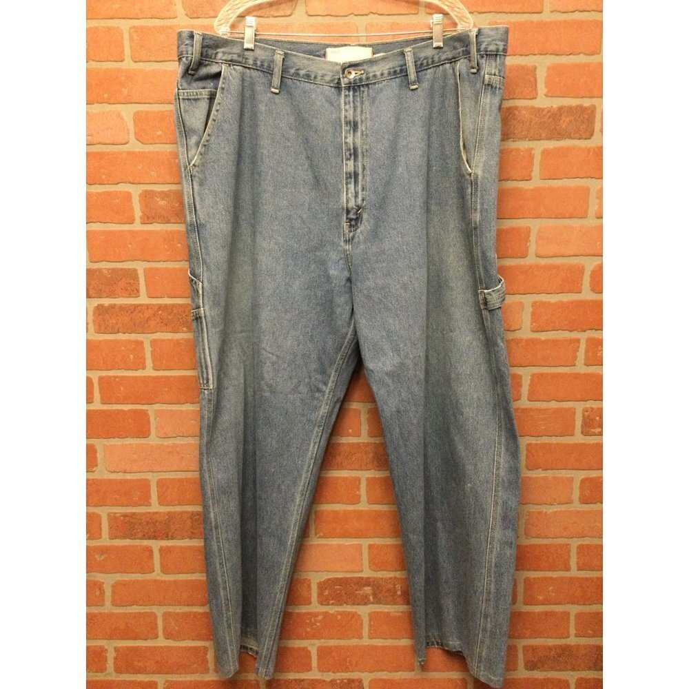 Vintage Levi's Mens Carpenter Jeans Blue 48x30 (tag reads 48x32)